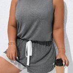 Lune Two Tone Tank Top & Drawstring Waist Shorts Photo 0