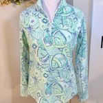 IBKUL Mariel Long Sleeve 1/4 Zip Turquoise
Multi Mosaic Shirt Golf UPF 50+ S🧡 Green Photo 0