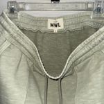 Madewell MWL Pull-on Mini Skirt Woman’s Size L Sage Green Draw String Photo 2