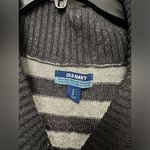 Old Navy  Maternity Sweater Grey Stripe (510) Photo 2