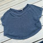 Free People Grey Chunky Knit Tee Size XS Photo 1