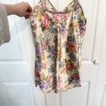 Vintage 90’s Laura Tyler at home Floral Satin Slip Dress MEDIUM Pink Photo 4