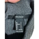 Forever 21 Gray Ribbed Bodycon Tube Pencil Skirt S Fitted Faux Button Front Y2K Photo 4