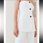 Karen Millen  - Petite Compact Stretch Tailored Button Bodice Jumpsuit Photo 3