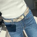 Snakeskin Italian Belt Photo 1