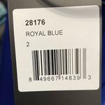 La Femme  Women’s One-Shoulder Jersey Gown Royal Blue Sz 2 Photo 6