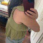 American Eagle outfitters green cropped top Photo 5