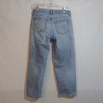 Ganni  Overwashed Denim Low-Waist Relaxed Fit Jeans Ripped Distressed Size 26 Photo 6