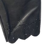 INC International Concepts SZ 10 Faux Leather Ankle Pants Shiny Black Hi Photo 2