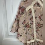Kindred  mauve with gold embellishment floral blouse Photo 2