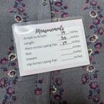 Free People  Dress S Small Gray Floral Long Sleeve Ruffle Hem‎ Boho Shirt Dress Photo 7