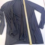 Athleta Classic Wrap Black Preppy Soft Athletic Lounge Dressy Cardigan Size M Photo 12