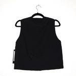 Mono B Clothing NWT Mono B Black Fitted Zip-Up Running Vest Size Small Photo 5