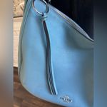 Coach  Leather Sutton Hobo Shoulder Bag blue boho timeless versatile classic chic Photo 3