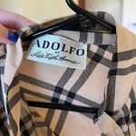 Saks 5th Avenue Beige Plaid Button Up Photo 2