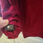 TFSDOD Elegant Burgundy Women's Keyhole Front Blouse NWOT Red Size 4X Photo 5