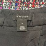 Halogen  colorful black tweed midi pencil skirt woman’s 6 EUC Photo 4