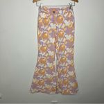 Princess Polly  retro print flare jeans women’s size 2‎ multicolor funky casual Photo 2