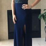 Splash Navy blue homecoming/prom dress Photo 0