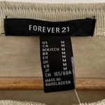 Forever 21 NWT  Henley Long Sleeve Shirt "Athletic" Logo Women's M Taupe Buttons Photo 3