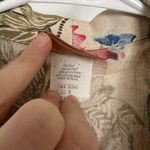 Worthington  Beige Blazer with Blue and Red Floral Pattern Photo 2