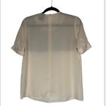 ASOS Black and Ivory Short Sleeve Blouse Size 8 Photo 1