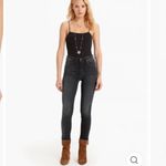 MOTHER HIGH WAISTED LOOKER IN COFFEE TEA OR ME HIGH WAISTED SKINNY STRETCH DENIM Blue Size 26 Photo 2