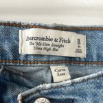 Abercrombie & Fitch Abercrombie Curve Love Ultra High Rise 90s Slim Straight Jean Criss Cross 28R Photo 5