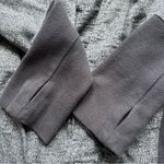 XCVI  Heathered Knit Sweater Yoga Cardigan Grey Black Open Front Sweater Medium Photo 8