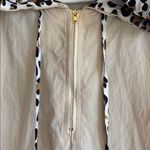 Andthewhy Chic Beige Utility Jacket with Leopard Hood Photo 4