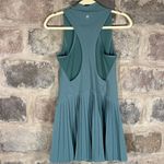 Athleta  Advantage Tennis Dress‎ Small Pleated Deep Ocean Teal Photo 7
