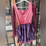 Hocus Pocus halloween costume dress Sarah Sanderson cosplay witch spirit disney Purple Size M Photo 2