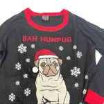 Well Worn Bah Humpug Pug Ugly Christmas Sweater Photo 2