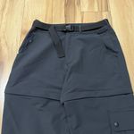 Outdoor Voices Women's XS RecTrek Zip-Off Pants Nylon Belted Cargo Hiking Black Photo 2