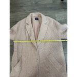 Abercrombie & Fitch  Womens Coat, Tweed  Long Sleeve, Overcoat, Blush Pink, L Photo 4