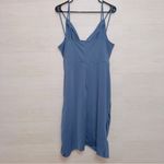 Grace Karin Women's Plus Size Sleeveless Ruched Asymmetrical Blue Dress 2XL Photo 7
