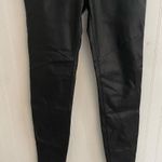 Free People  Vegan Faux Leather Look Skinny Pull On Legging in Black Size 27 NWT Photo 7