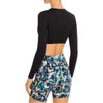 n:philanthropy  Roxbury Cutout Cropped Top Black size Small NWT Long Sleeves Photo 1