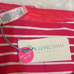 Sea Level Swim Australia bikini bottom Barbie pink White stripe New Sz 8 Photo 1