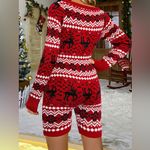 SheIn Christmas Knit sweater Romper medium Photo 1