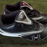 Under Armour  Womens‎ Glyde IV Black Cleats Size US 6.5 1226309-011 Pre-Owned Photo 0