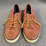 Sperry Top Sider Women 9M Pier-View Sneakers STS93415 Washed Red Upper Leather Photo 0