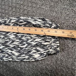 ZARA Boho Tunic Top Dress S Black Cream Ikat Print Crochet Embroidered V Neck Photo 11