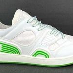 Gucci Basket Low Top GG Demetra Vegan Leather Basketball Sneakers EU 39.5 Photo 0