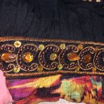 Arden B  silk black patterned strappy summer dress Photo 7