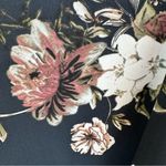 C&E Flutter Sleeve Floral Navy Blouse Size XS Photo 7