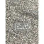 Simply Southern  Full Zip‎ Jacket Gray Medium Athleisure Activewear Womens Photo 3