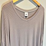 CAbi Striped Plum Long Sleeve Tee Style #4376- size XL Photo 1