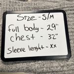 Athleta  Turtleneck Poncho Gray Wool Blend Knit Pullover Top S/M Photo 9