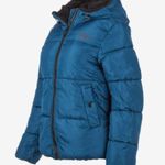Reebok Women's Peacock Sherpa Hood Puffer Jacket Size: Medium NWT Photo 1